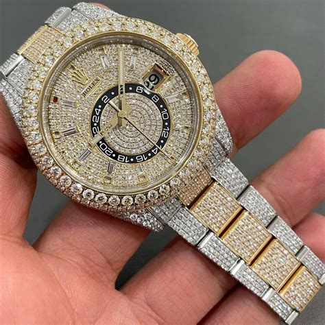 moissanite rolex watch|moissanite rolex for sale.